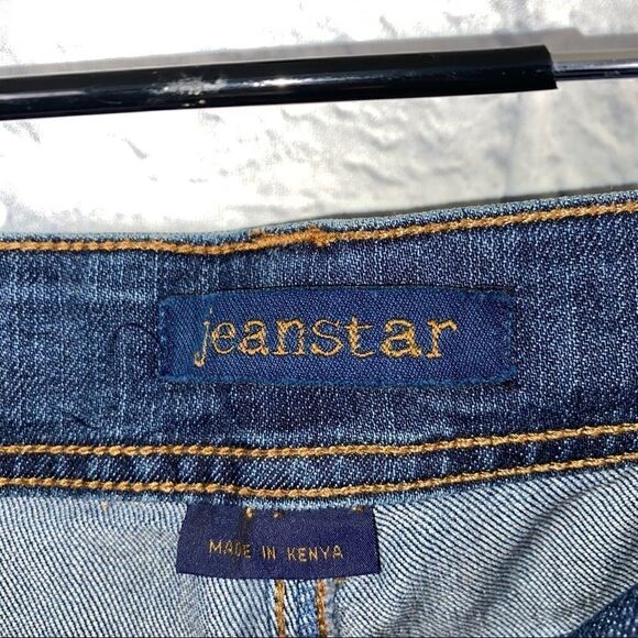 Jeanstar washed denim capris women size 10 - Picture 6 of 12